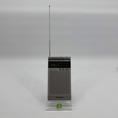 Panasonic Mister Thin FM/AM Radio with LCD Clock w/ case RF-066