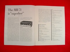 ONE ORIGINAL MCINTOSH COMPONENTS SALES BROCHURE