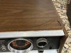 Vintage Morse Electrophonic 8-Track Am Fm Radio Stereo Receiver Wood Grain VIDEO