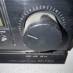 Vintage Aiwa AD-F300 Stereo Cassette Deck Powers On Untested Dolby