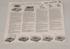 Dual 1220/ 1229Q/701 Turntable Mounting & Assembly Instructions