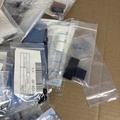 Large Lot of VTG Electronic Parts Meters, Pots, ICs, Transistors, Motorola