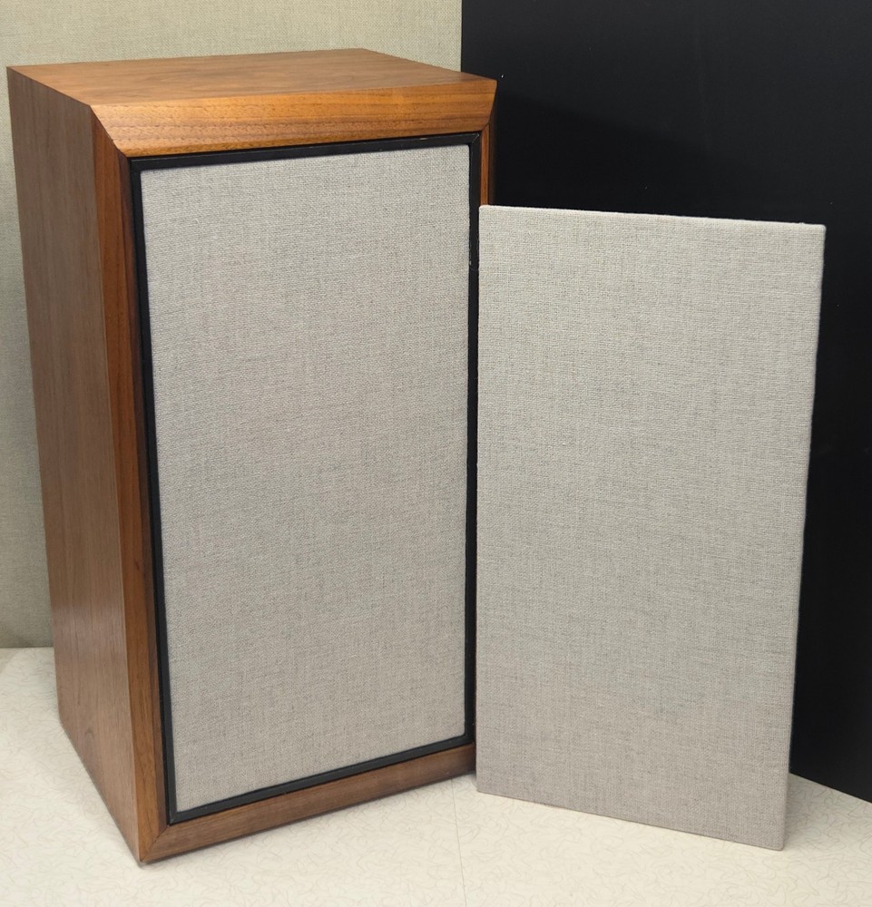 KLH Model Five 5 (VTG) Speakers Replacement Grills ALL NEW Fabric & Backer TAN