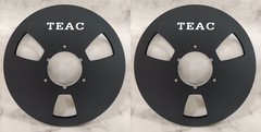 One Pair 10.5” Blue TEAC Tape reel High Quality Aluminum Take Up Reel