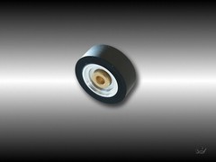 Pioneer RT-707 / 701 New Pinch Roller : Pulley with logo on THE BACK