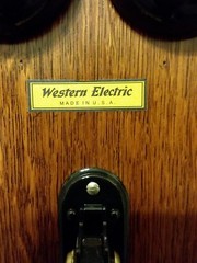 WESTERN ELECTRIC 317 LOGO DECAL POST 1916