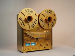 Aluminum NAB Hub Adapter Gold Single Unit for Reel-to-Reel Deck –1-Year Warranty