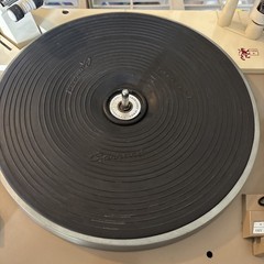 VTG Garrard Laboratory Type A Turntable & Wood Plinth Base WORKS READ! NO COVER