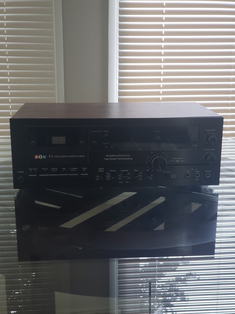 BIC T-2 Vintage Cassette Deck Pre-owned Excellent Condition 👍