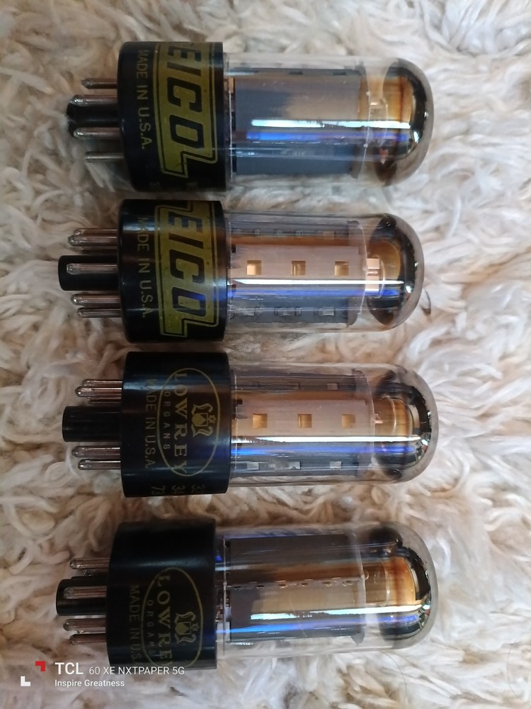 Westinghouse 7591 Matched Quad