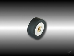 Pioneer RT-707 / 701 New Pinch Roller : Pulley with logo on THE BACK
