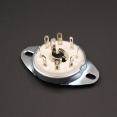 4pcs 8pin tube socket, loctal socket