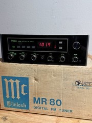 Mcintosh MR80 Digital FM Tuner Very Clean In Original Box MR-80 Tested Working