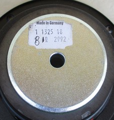 Pair of Unbranded 1132518 2992 130-HWS 8-Ohm 6″ Speakers NOS Germany Tested