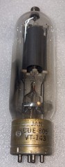 LUnited 805 JAN VT-143 Transmitting Tube Black Plates Tested Strong
