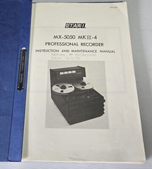 OTARI MX-5050 MKIII 4 Track Instruction & Maintenance Manual Original “CLEAN”