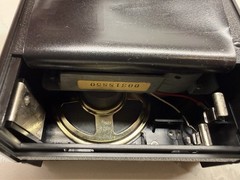 GE Vintage Cassette Tape Recorder Solid State M8400 Black And Silver – READ DESC