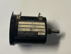 Vintage Beckman Instruments Helipot Precision Potentiometer, Model A-LU, 100k