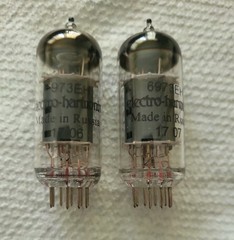 6973, Electro-Harmonix, Russia, Vacuum Tube, Pair, Power