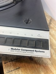 HTF Rare MCS 6800 (Accutrac) Belt Drive Programmable Turntable W/ Remote 4 PARTS