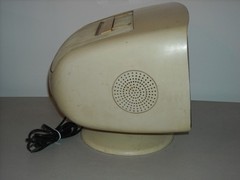 Vintage Philco SPACE AGE TV POWERS UP DISCOLORED & STAINED