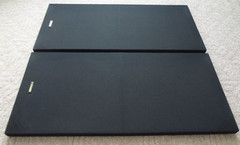 FISHER GRILL COVER SET REMOVED FROM MODEL STV-758 TOWER FLOOR SPEAKER SYSTEM
