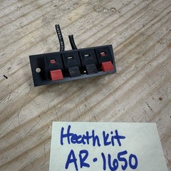 Heathkit AR-1650 Receiver Parts – Speaker Output Connector