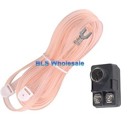 T-Type Stereo Receiver Indoor Dipole FM Radio Antenna with 75 Ohm Connector