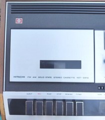Vintage Hitachi KST3410 Stereo AMFM Receiver Cassette PlayerNo Speakers G2U