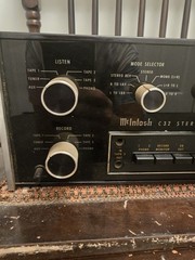 McIntosh C32 Stereo Preamp Pre-Amplifier Tested Working Crack