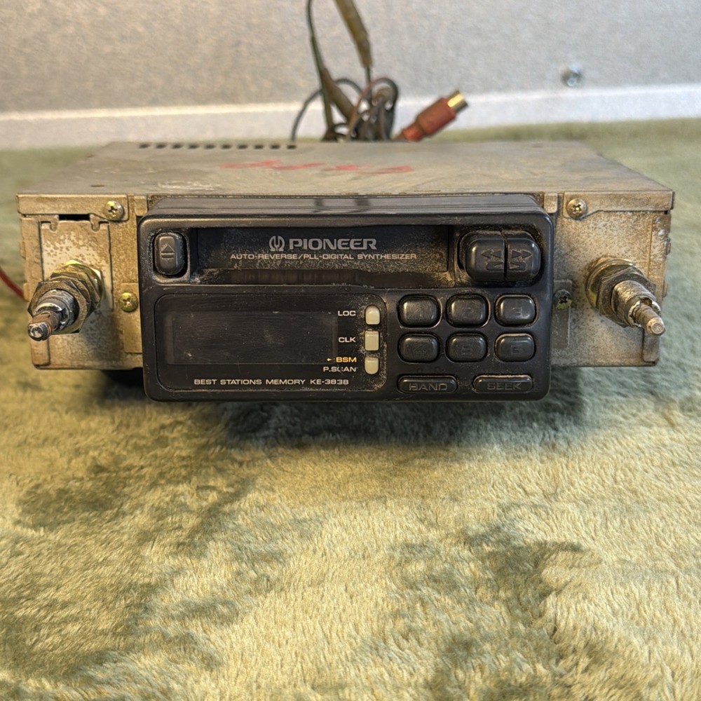 PIONEER KE-3838 Cassette AM/FM Untested/As Is