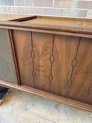 🍊Vintage 1964 MCM RCA Victor Stereo Record Player Console | Model 4FT44W WORKS!