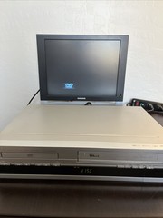 RCA DRC6100N DVD VCR Combo Player VHS Tape Cassette Recorder DVD Tested Working