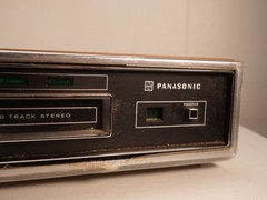 Panasonic RS-845US 2/4 Channel Stereo 8-Track Tape Player Quadraphonic UNTESTED