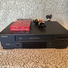 Hitachi VT-M190A VHS VCR Player Recorder Digital Auto Tracking Tested Working