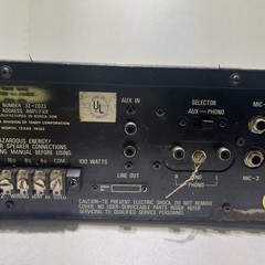 Realistic MPA-100 Solid State P A Amplifier Amp! Untested
