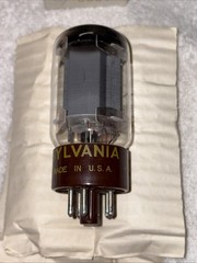 Sylvania 5881 Power Vacuum Tube Amplitrex Tested Strong 90%
