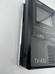 Casio TV-430/TV430Z Portable TV With 2″ Color LCD Screen Analog TV Vintage