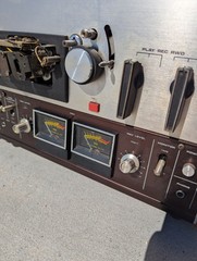 Akai GX-210d Reel to Reel Tape Deck 3 Motors Auto-Reverse POWERS ON
