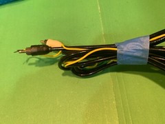 Lenco L75 Vintage Stereo Turntable Parting Out RCA Cable Assembly w/ Ground Wire