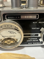 Late 50’s Kudelski Nagra III Reel-to-Reel Tape Field Recorder – Broadcast-Grade