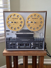One Pair Silvery TAPE REEL Sony 7” inch Light Metal Aluminum Take Up Reel