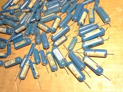 100 x AJAX “Blue Molded” Capacitor Pulls 200v *.022-.027-.018-.056-.15 etc…#9