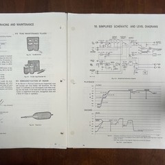 VINTAGE TEAC A-3440 4-CH MULTITRACK TAPE DECK WITH SIMUL-SYNC SERVICE MANUAL