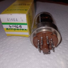 One(1) TV7D/U Tested Good 1972 AMPEREX 6146B / 8298A Guaranteed TUBE