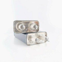 2 X 0.25uF 4000V SPRAGUE – VITAMIN Q CAPACITOR USA. 113X64X30MM. 42 CP & CV ENA