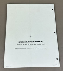Marantz 2220B with Dolby Stereo Receiver Manual D-72