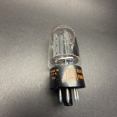 1967 RCA 6L6GC Tube Black Plate Side O Getter TV7 Test NOS R 6L6-8