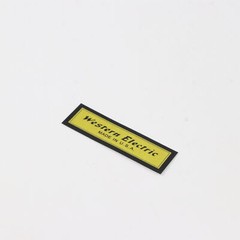 Western Electric paper sticker badge replacement piece 39mm(1.53″)X12mm(0.47″)