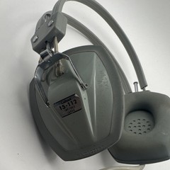 Calrad 15-112 Gray Headband Headphones 10KΩ 6.35mm Over-Ear Double Japan